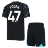 Maillot de Supporter Manchester City Foden 47 Troisième 2023-24 Pour Enfant